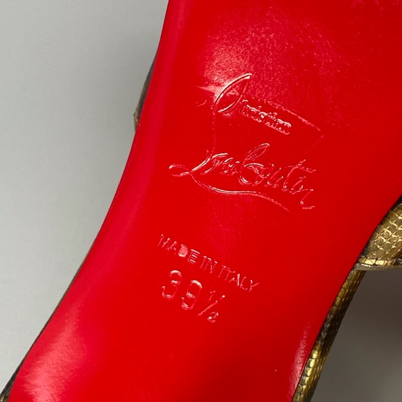 CHRISTIAN LOUBOUTIN East Leopard Print Slip-On Sandal - Picture 7 of 11